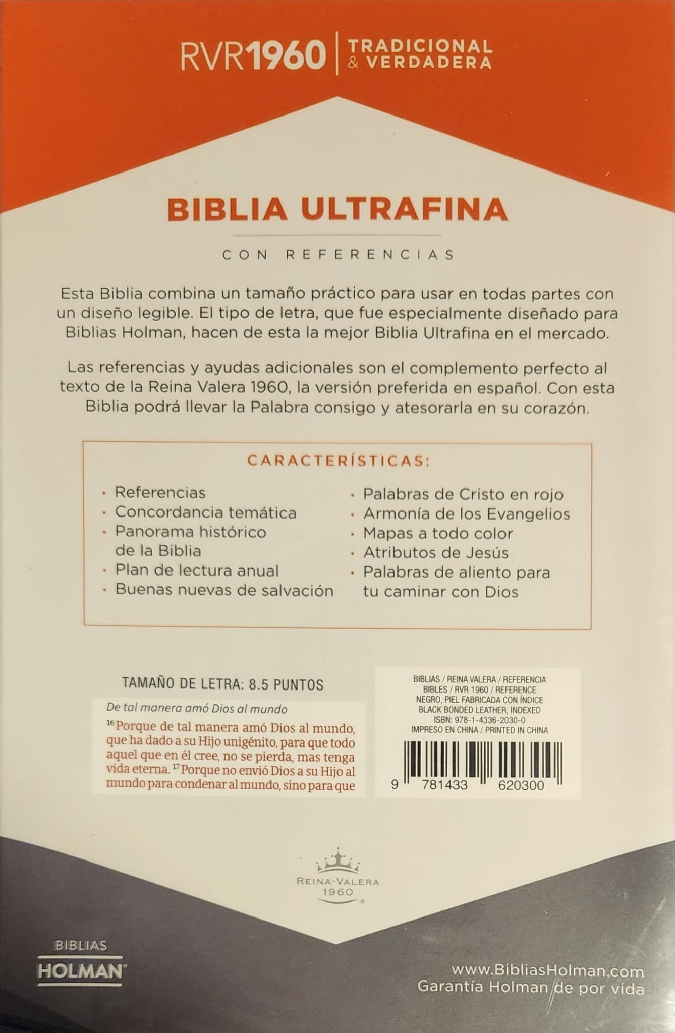 Biblia Ultrafina - Color Azul Marino